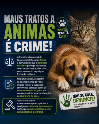 MAUS TRATOS A ANIMAS É CRIME!