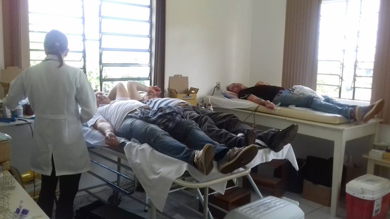 Campanha de Doação de Sangue contou com expressivo número de doadores