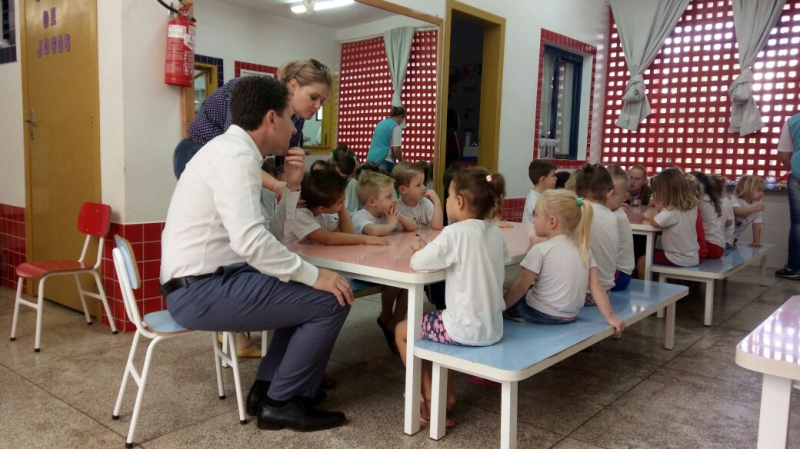 Presidente da UNDIME/RS e Secretário de Educação de Rio Grande visitam o município
