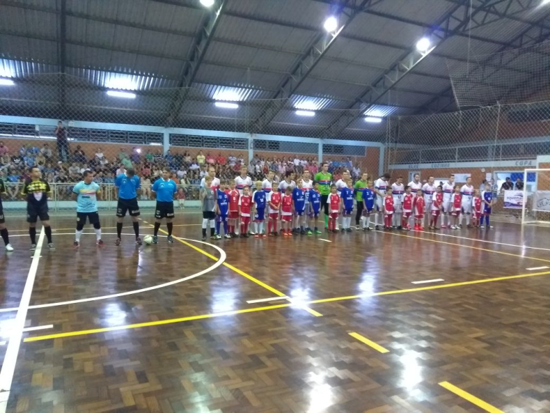 AFSJI e equipe de Três Passos empatam no 1º jogo da Final da 4ª Copa Noroeste de Futsal