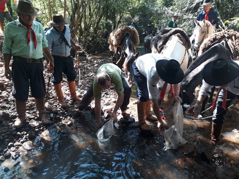  MAIS DE  90  CAVALARIANOS PARTICIPAM DA 8º CAVALGADA ECOLÓGICA