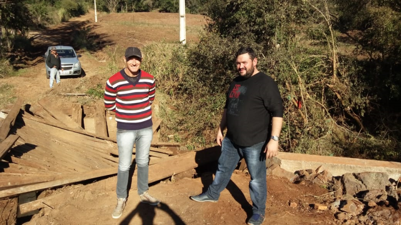 MUNICÍPIOS FIRMAM PARCERIA PARA REFORMA DE PONTE INTERMUNICIPAL