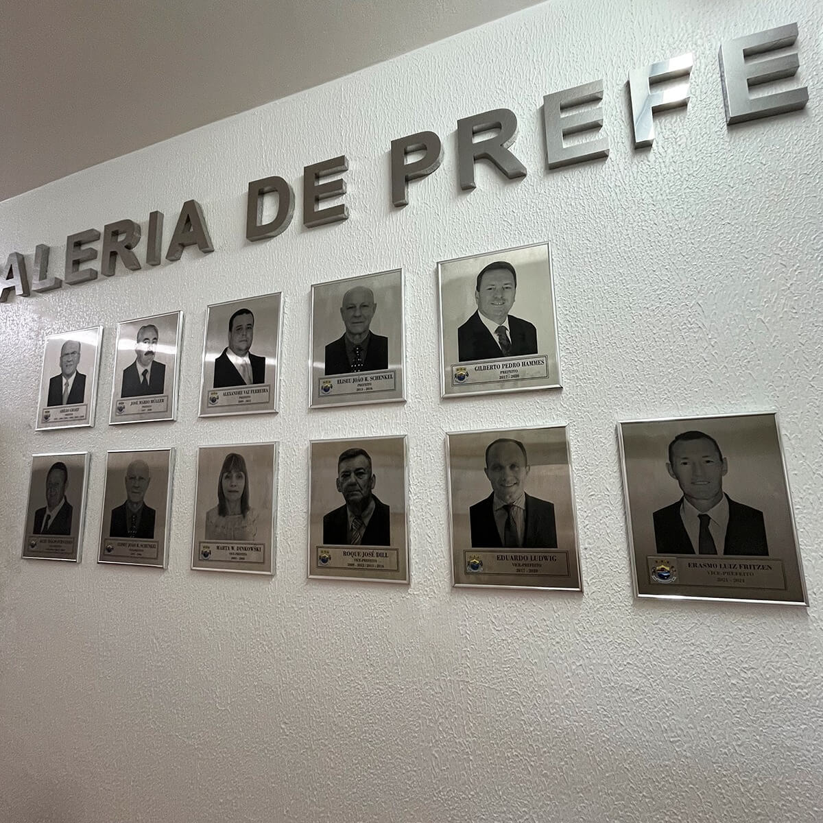 INAUGURAÇÃO DA GALERIA DOS PREFEITOS E VICES 