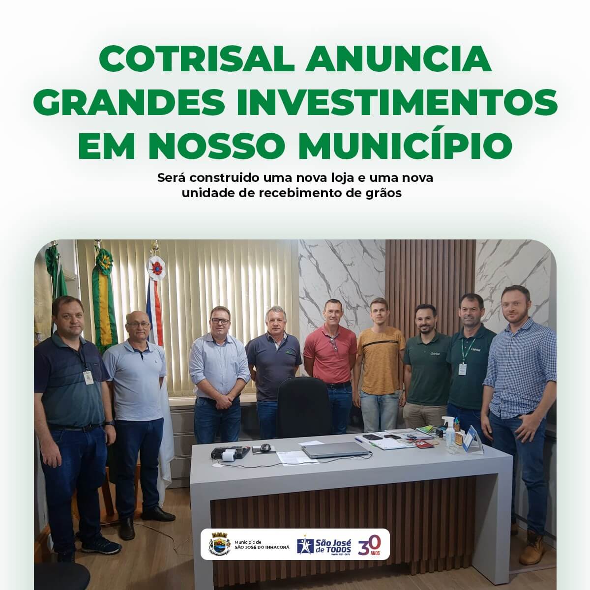 COTRISAL ANUNCIA  INVESTIMENTOS 
