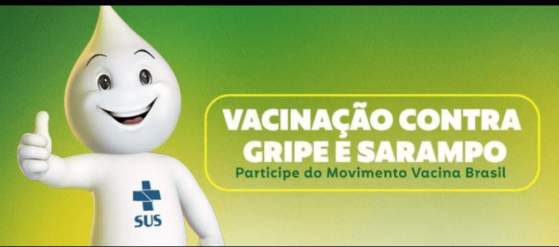 VACINAÇÃO CONTRA INFLUENZA E SARAMPO
