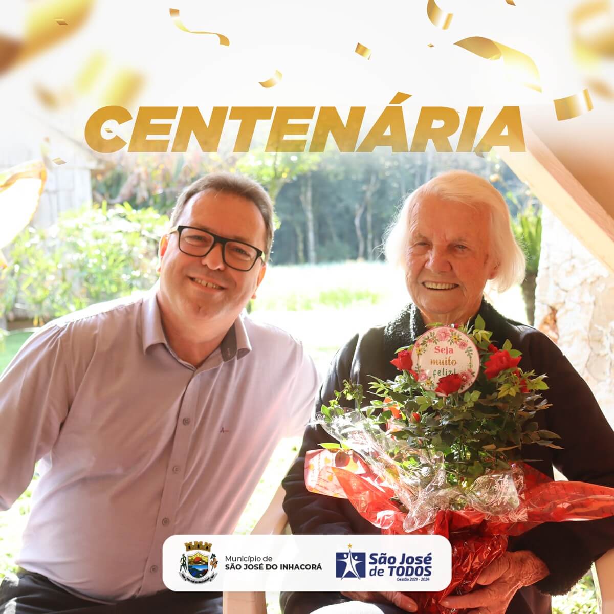 MUNÍCIPE INHACORENSE CHEGA AOS 100 ANOS