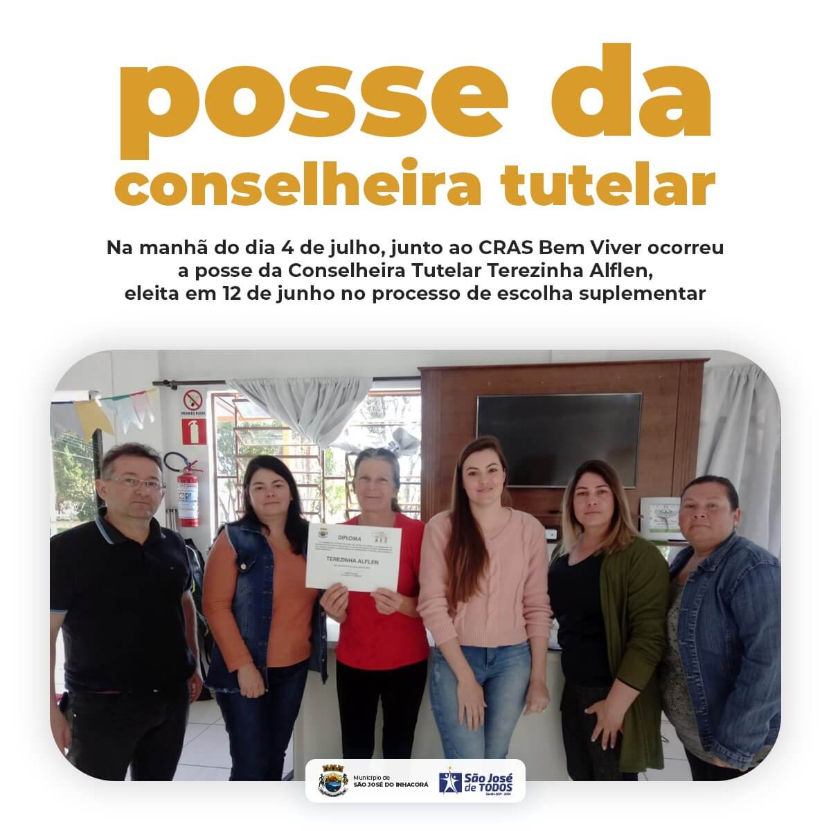 POSSE DE CONSELHEIRA TUTELAR