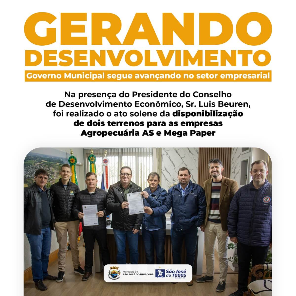 GERANDO DESENVOLVIMENTO 