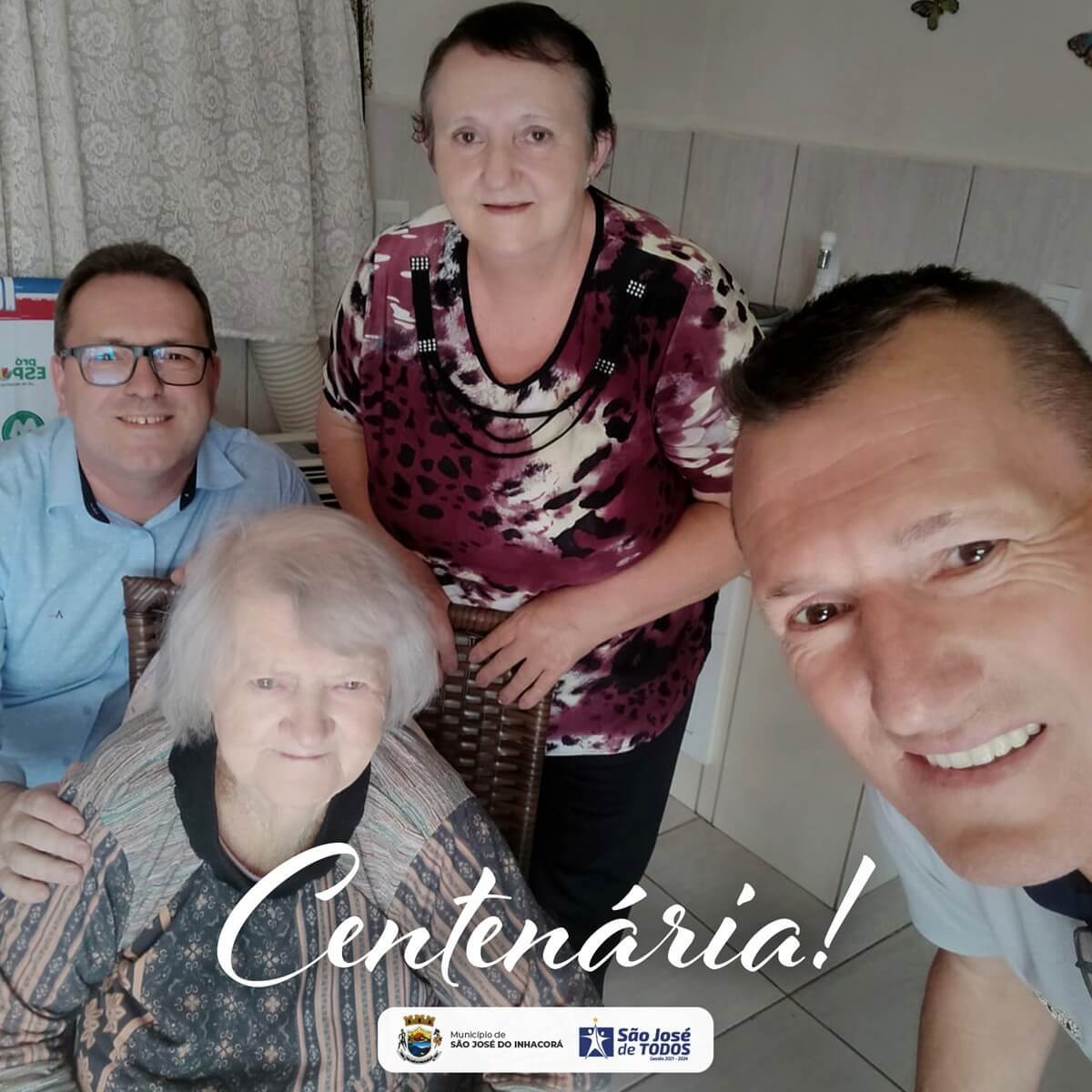 HOMENAGEM A VOVÓ CENTENÁRIA 