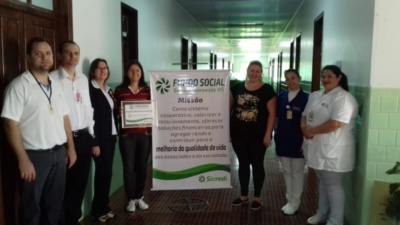HOSPITAL SÃO FRANCISCO DE ASSIS  É CONTEMPLADO COM FUNDO SOCIAL SICREDI