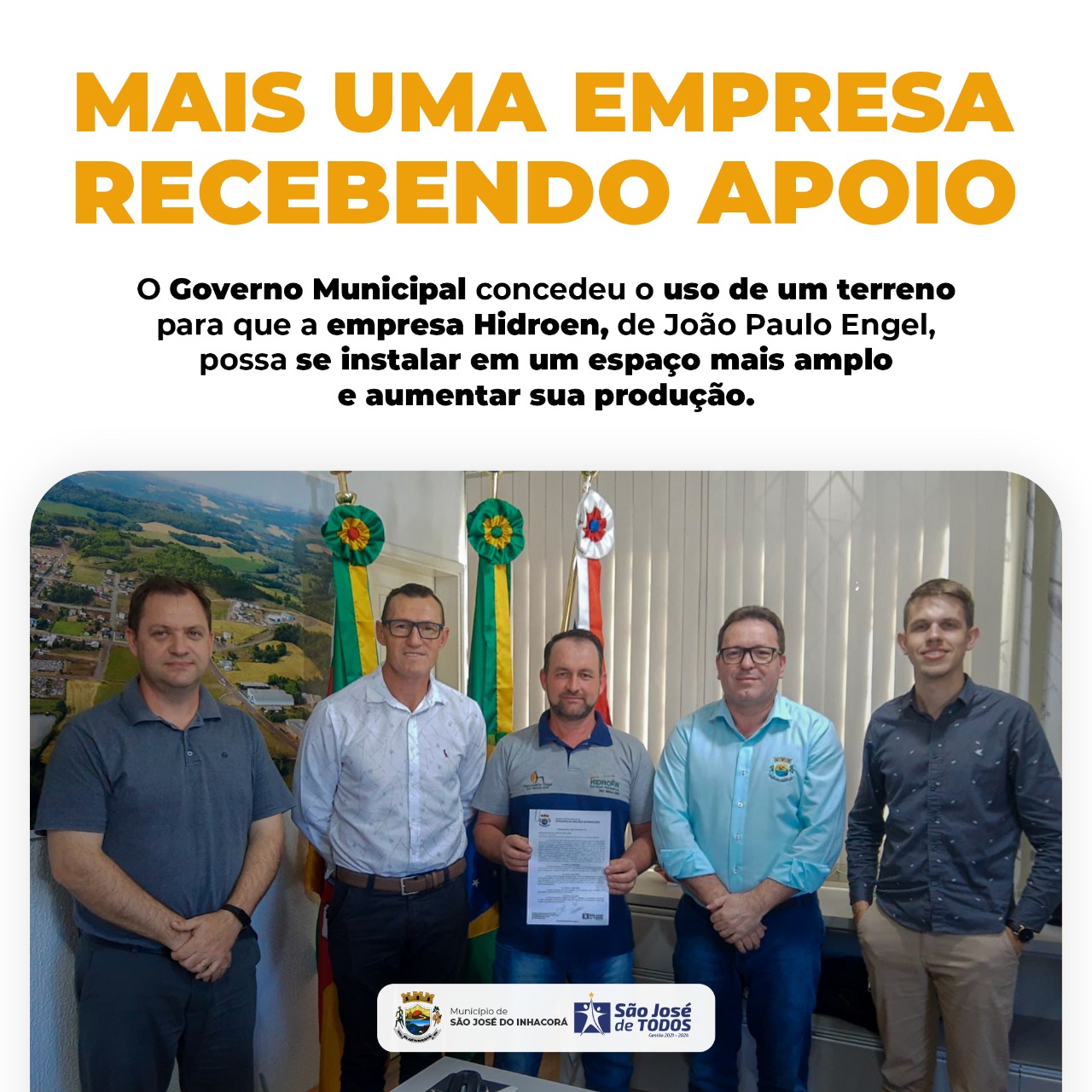 APOIO DO GOVERNO MUNICIPAL PARA EMPRESAS
