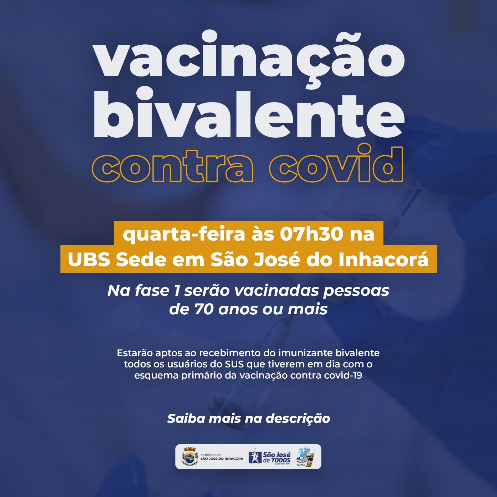 VACINAÇÃO BIVALENTE CONTRA COVID19