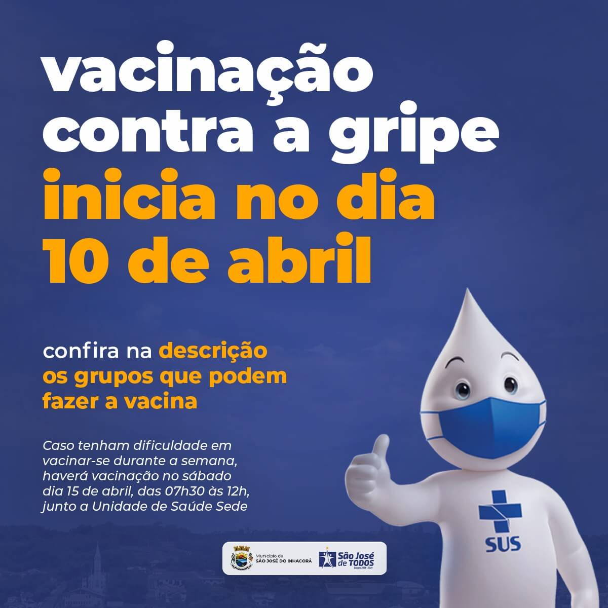 VACINAÇÃO DA GRIPE - INFLUENZA