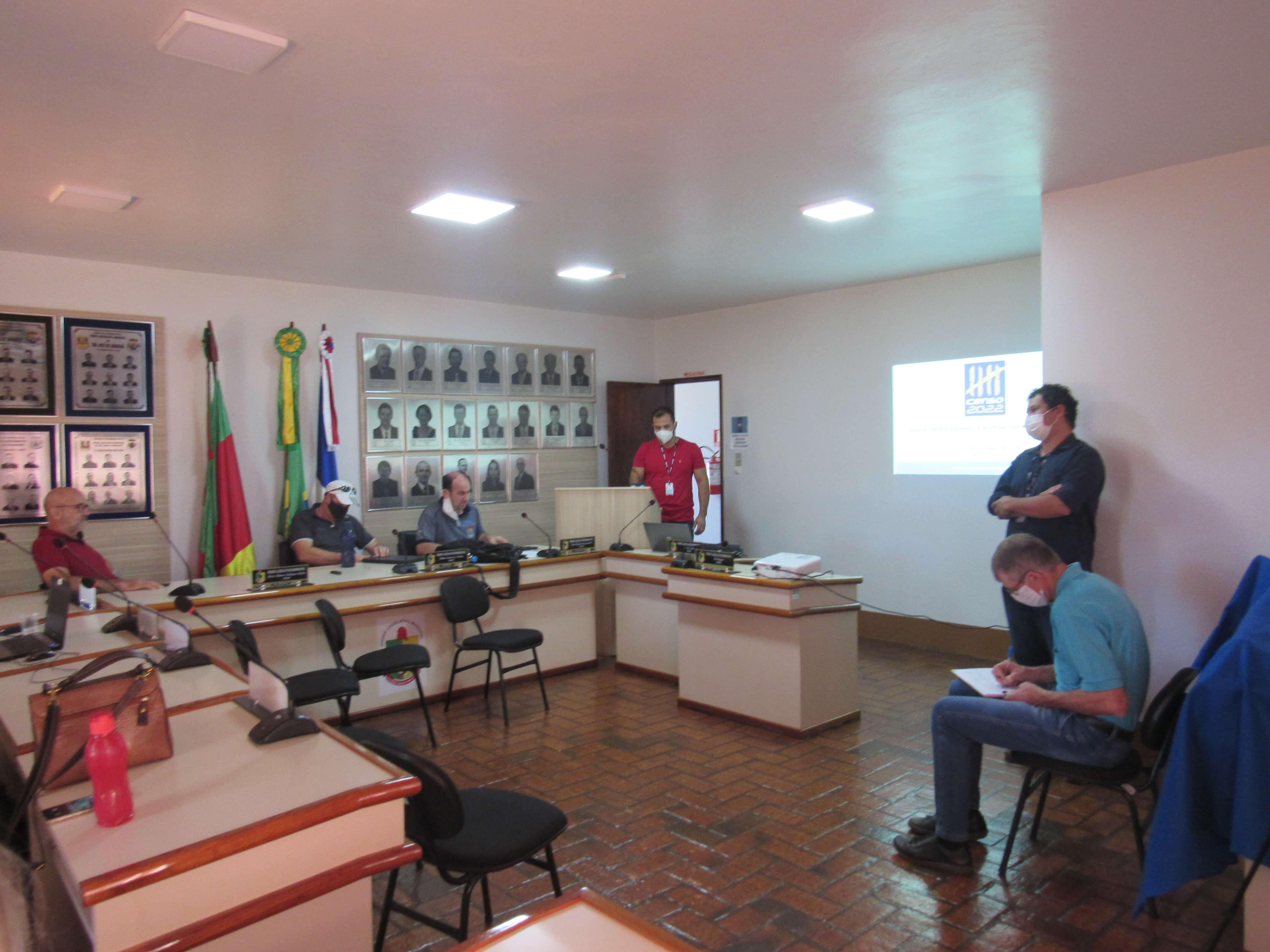 Reunião do IBGE e CORSAN