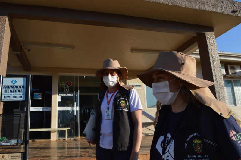 Vigilância em saúde retoma trabalho de conscientização sobre a dengue.