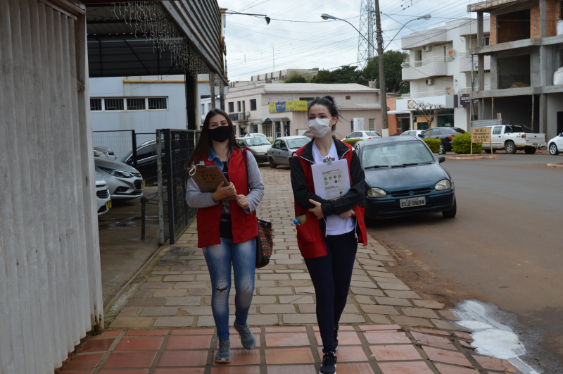 Orientação sobre prevenção à Covid-19 é realizada em Ronda Alta