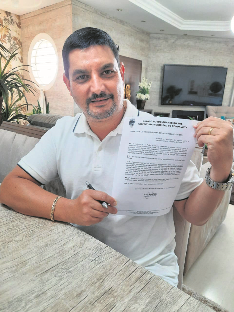 Executivo encaminha projeto para compra de vacinas