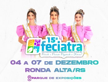 <p>15&ordf; FECIATRA EST&Aacute; SE APROXIMANDO&nbsp;<br />CONFIRA A PROGRAMA&Ccedil;&Atilde;O DA FEIRA</p>