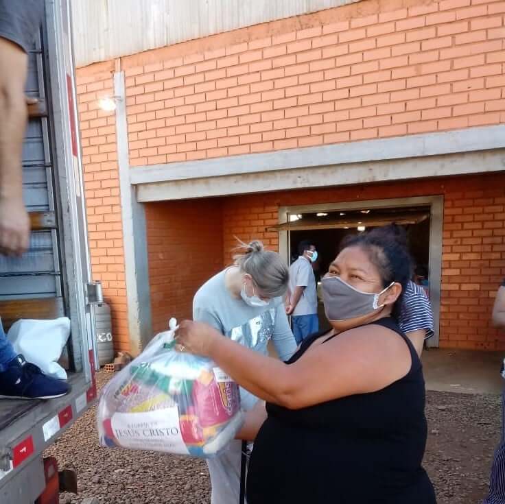A “Ação RS - A Fome Tem Pressa” contempla famílias indígenas com 227 cestas básicas