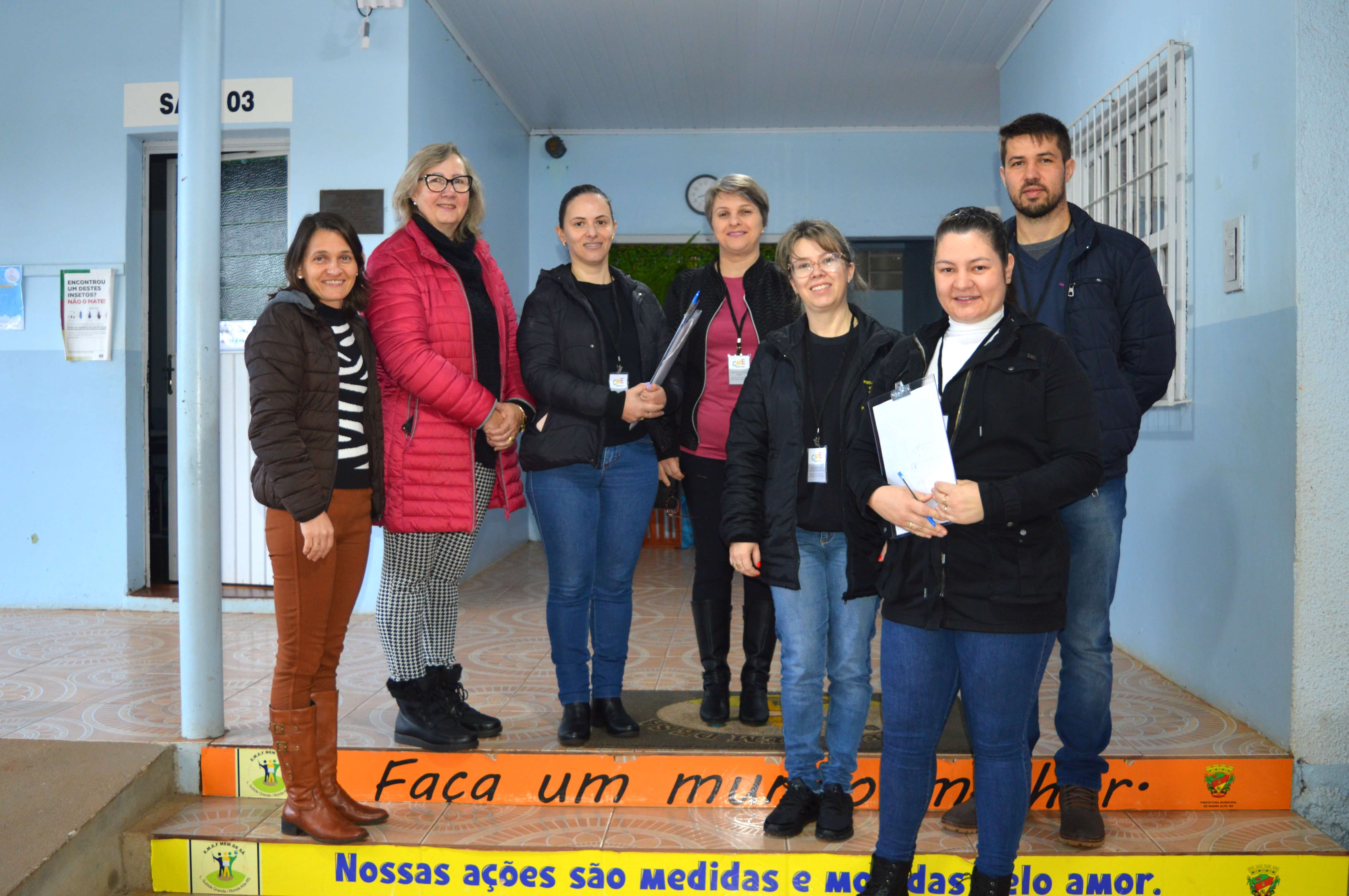 Comissão de Legislação e Normas do Conselho Municipal de Educação realiza vistoria nas escolas municipais