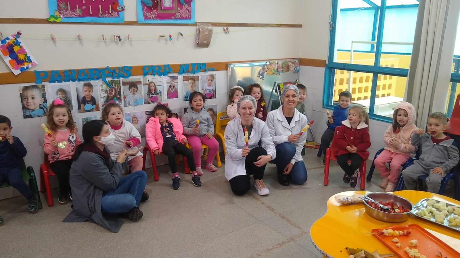 Educação Alimentar e Nutricional é realizada na EMEI Vó Elmira