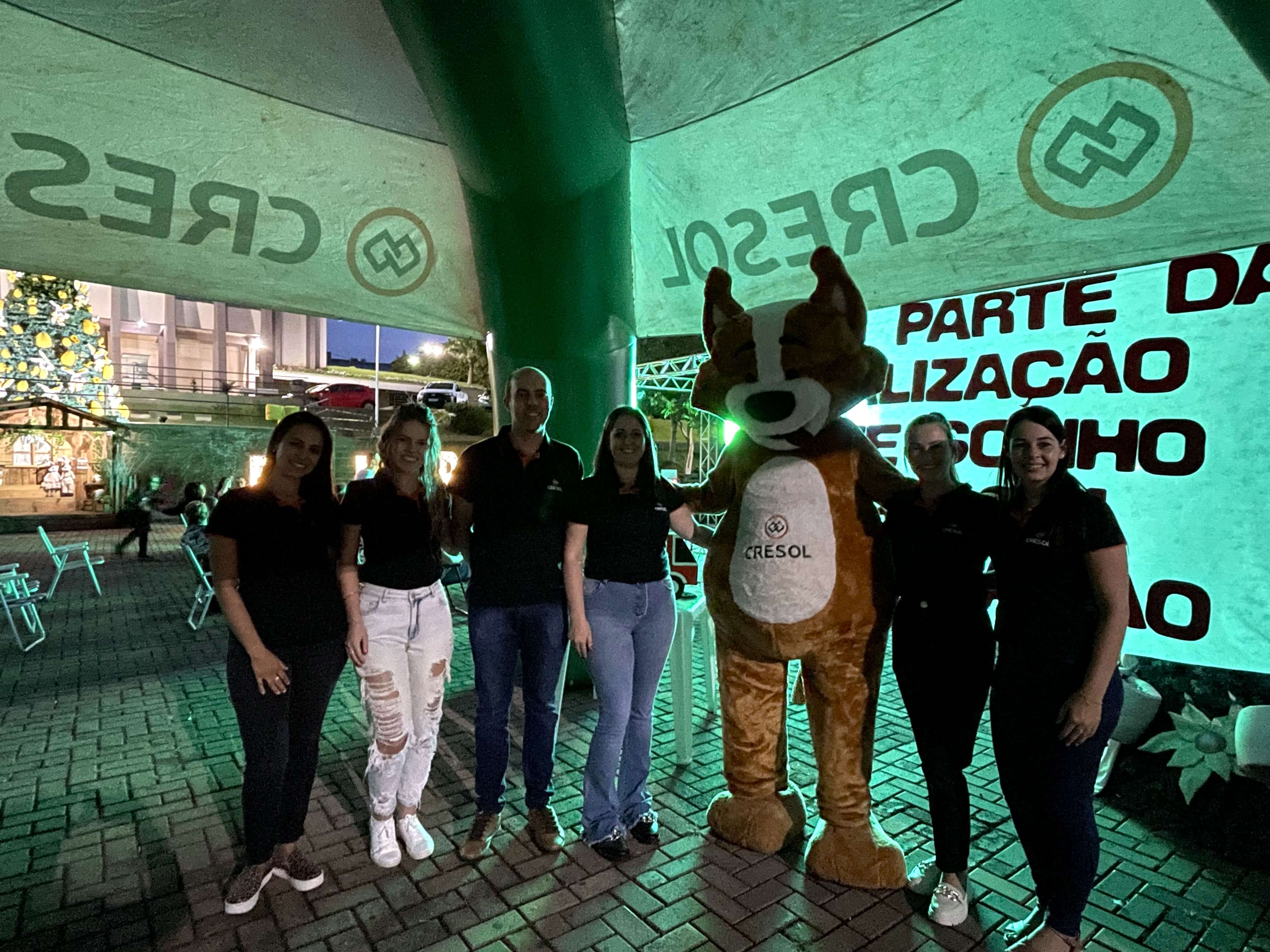 Grande público presente no 1° Cinema na Praça, em Ronda Alta