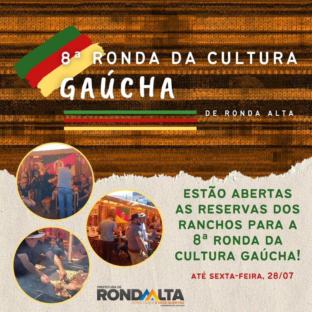 ABERTAS AS RESERVAS DOS RANCHOS PARA A SEMANA FARROUPILHA