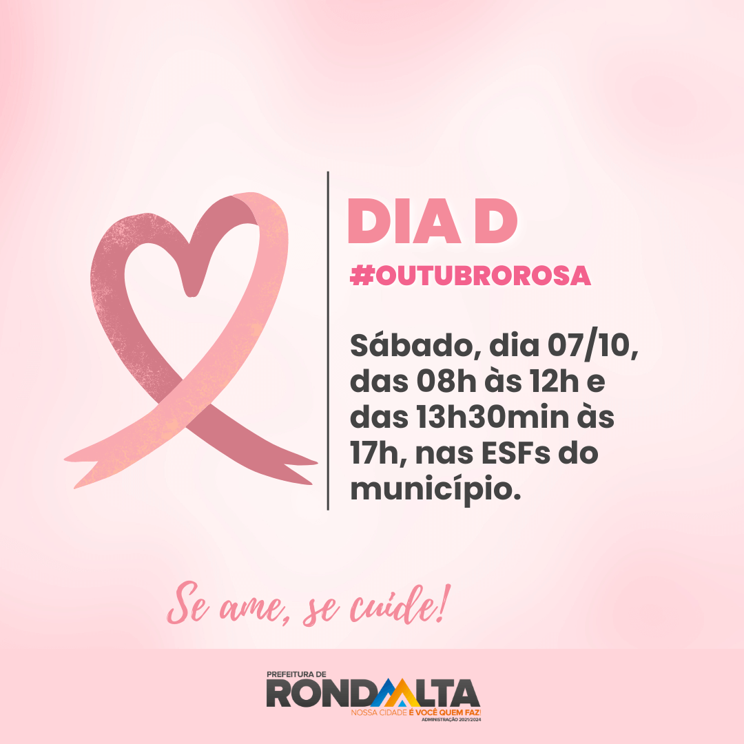 Secretaria de Saúde de Ronda Alta realiza o Dia D