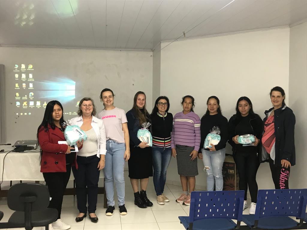 Encontro de gestantes é realizado com com equipe da Secretaria de Saúde