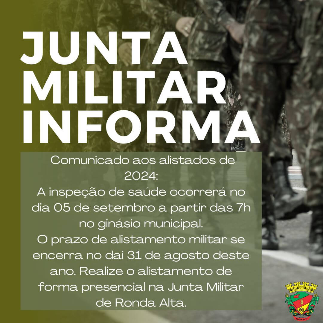<p>AVISO DA JUNTA MILITAR</p>