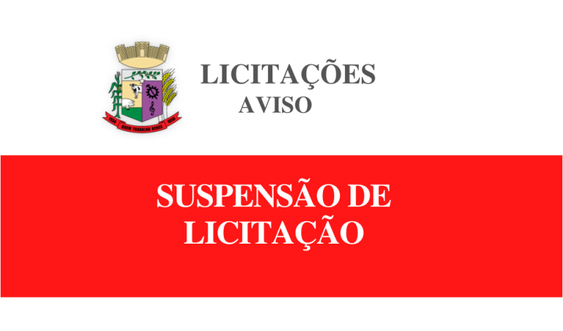 PE 05_2020 - AVISO DE SUSPENSÃO 