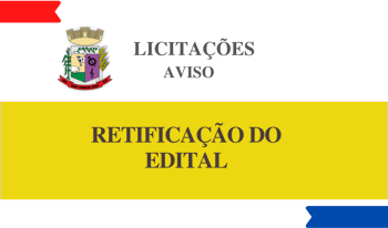 <p>AVISO DE RETIFICA&Ccedil;&Atilde;O E REABERTURA - CONCORR&Ecirc;NCIA ELETR&Ocirc;NICA N&ordm; 06/2025 - EXECU&Ccedil;&Atilde;O DO PROJETO EL&Eacute;TRICO DE ILUMINA&Ccedil;&Atilde;O EXTERNA DO EST&Aacute;DIO MUNICIPAL DANILO JO&Atilde;O ORDAKOWSKI.</p>