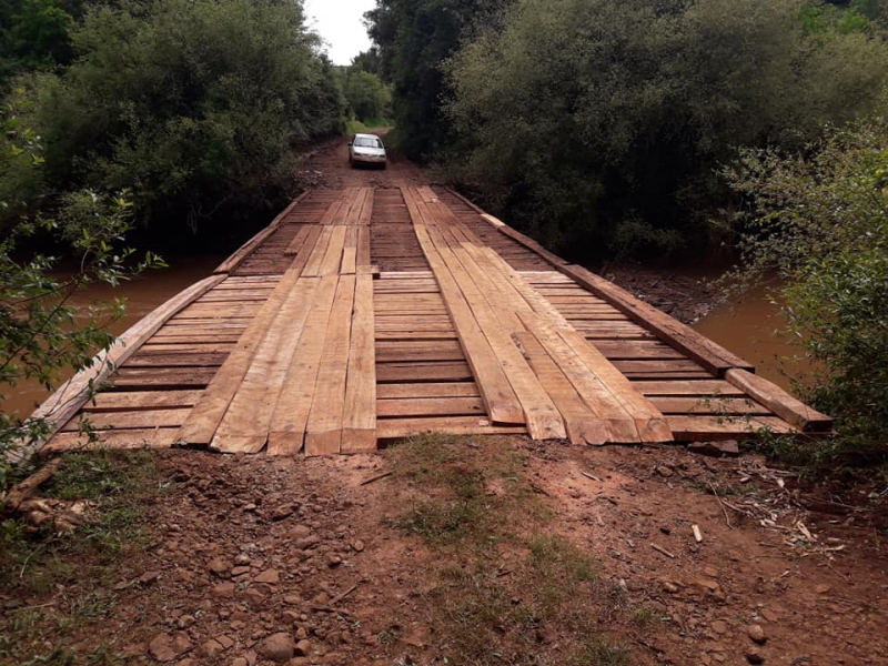Duas pontes recuperadas em Tucunduva