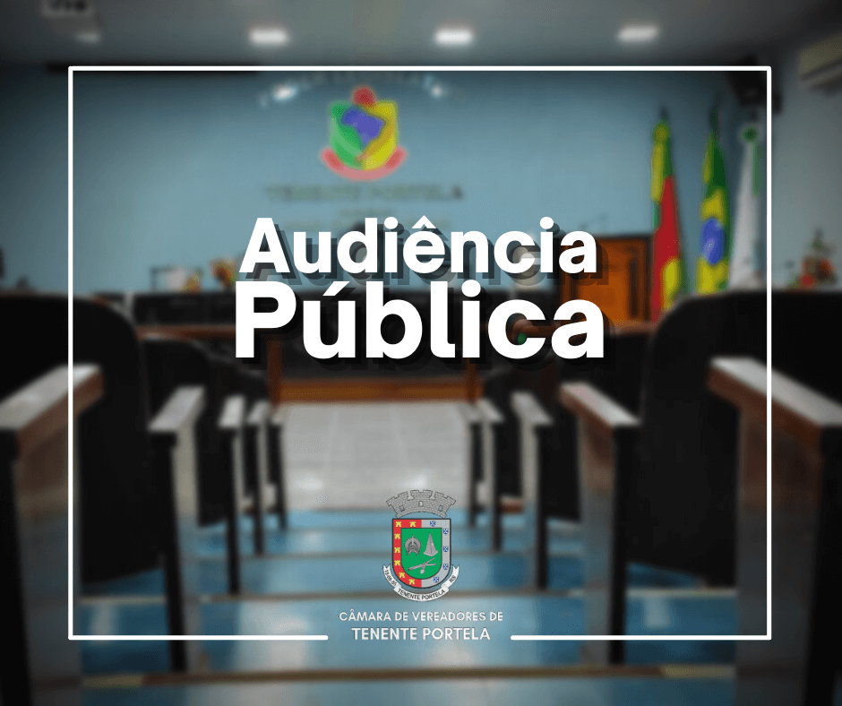 CONVITE PARA AUDIÊNCIA PÚBLICA