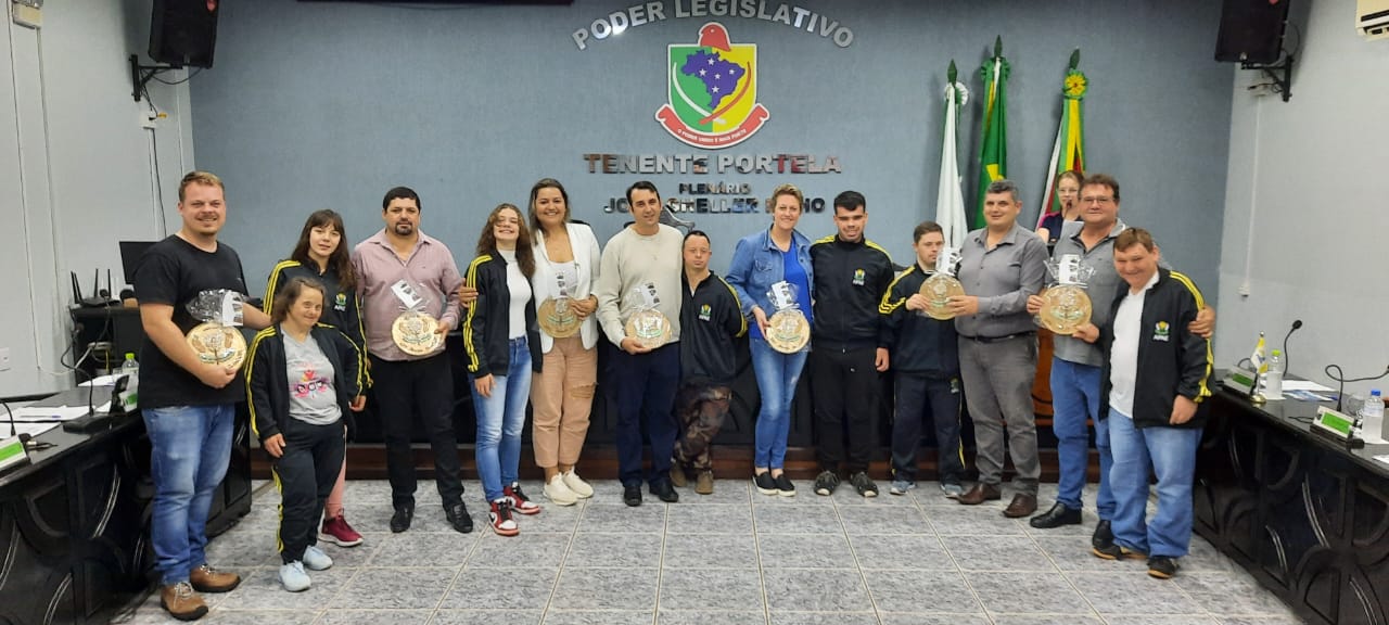 CÂMARA RECEBE VISITA DA APAE DE TENENTE PORTELA