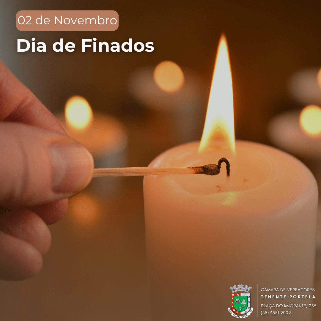 CÂMARA DECRETA PONTO FACULTATIVO DEVIDO AO FERIADO DO DIA DE FINADOS