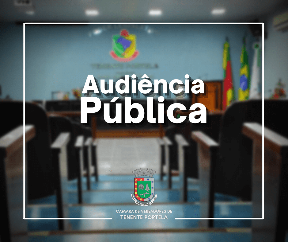 CONVITE PARA AUDIÊNCIA PÚBLICA