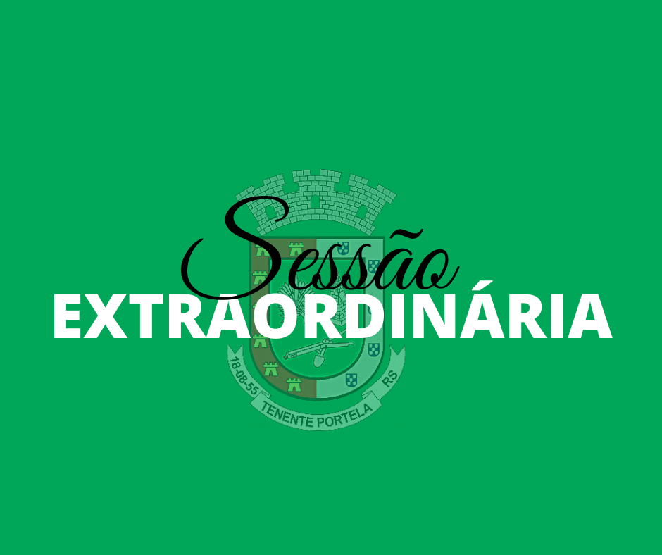 CONVOCAÇÃO DE SESSÃO EXTRAORDINÁRIA