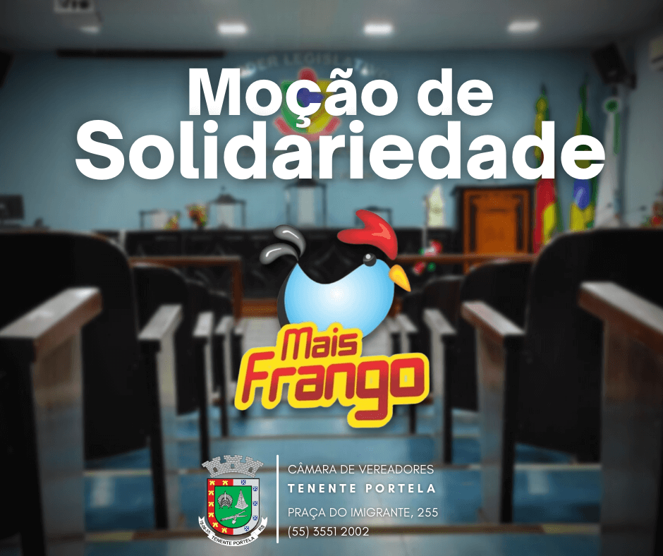  NOTA DE SOLIDARIEDADE - MAIS FRANGO