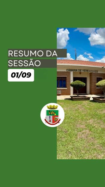 <p>SESS&Atilde;O ORDIN&Aacute;RIA DO DIA 01 DE SETEMBRO DE 2025</p>