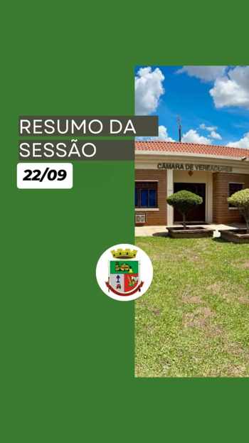 <p>Sess&atilde;o Ordin&aacute;ria do Dia 22.09.2025</p>