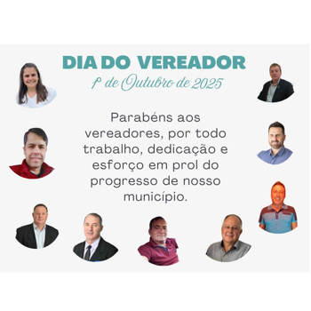 <p>&nbsp;DIA DO VEREADOR!!!</p>