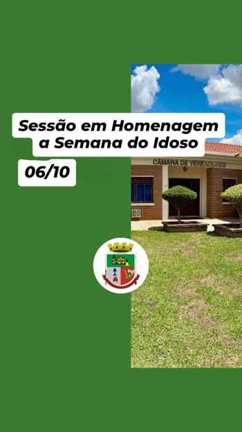 <p>A C&acirc;mara Homenageia os Idosos</p>