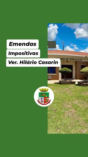 <p>EMENDAS IMPOSITIVAS Ver. HIL&Aacute;RIO CASARIN</p>