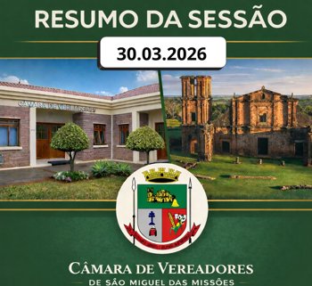 <p>SESS&Atilde;O ORDIN&Aacute;RIA DO DIA 30 DE MAR&Ccedil;O DE 2026.</p>