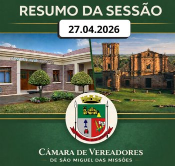 SESS&Atilde;O ORDIN&Aacute;RIA DO DIA 27.04.2026