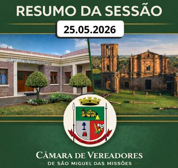 Sess&atilde;o Ordin&aacute;ria do dia 25.05.2026