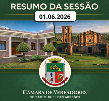 Sess&atilde;o Ordin&aacute;ria do dia 01.06.2026