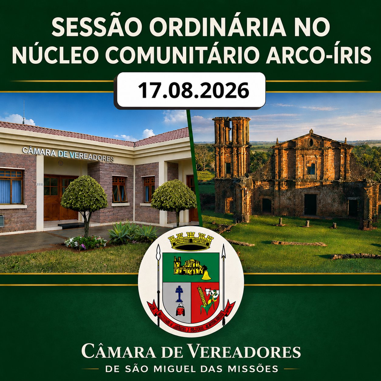 SESS&Atilde;O NO N&Uacute;CLEO COMUNIT&Aacute;RIO ARCO-&Iacute;RIS