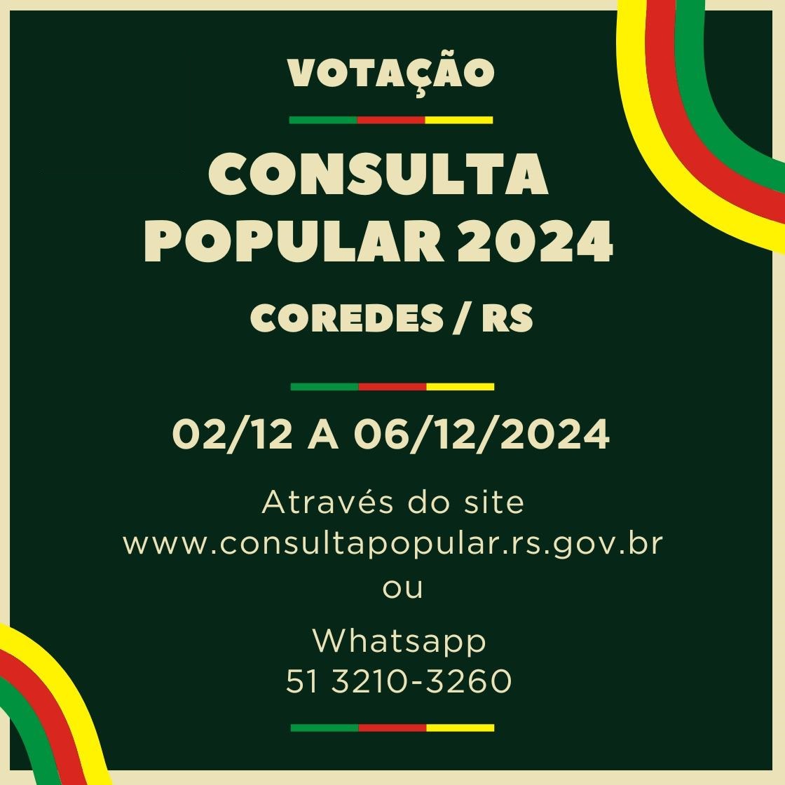 <p>Governo do Estado realiza Consulta Popular</p>